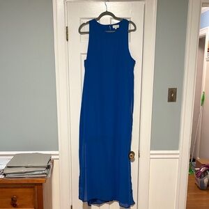 Blue maxi dress